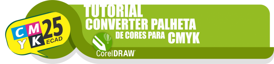 Como converter as cores para CMYK