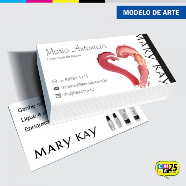 Detalhes do produto Cartão de Visita Mary Kay - 02