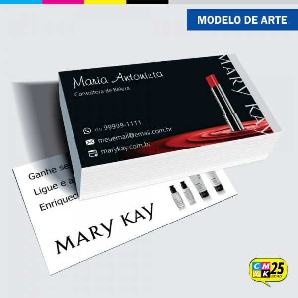 Detalhes do produto Cartão de Visita Mary Kay - 05