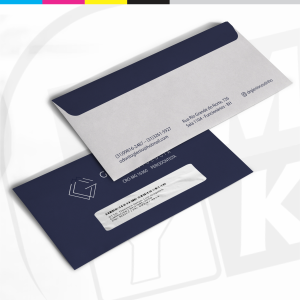 Detalhes do produto Envelope Carta com Janela - 23x11cm - AP 90g